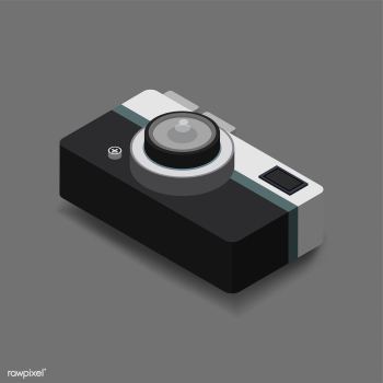 Vector icon of vintage camera icon | Free stock vector - 383551