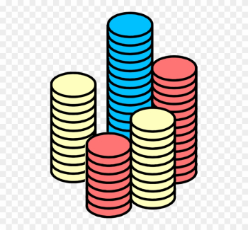 Vector Illustration Of Casino Tokens Gambling Poker - Vector Illustration Of Casino Tokens Gambling Poker