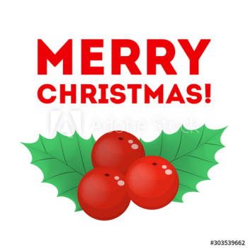 Vector illustration of christmas sticker Vector illustration of christmas sticker