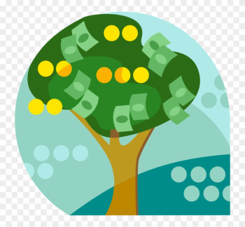 Vector Illustration Of Money Tree Conceptual Negation - Preterm Birth