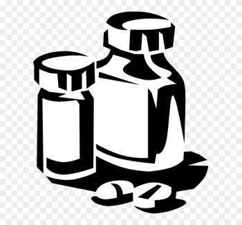 Vector Illustration Of Pharmacy Prescription Medication - Vector Illustration Of Pharmacy Prescription Medication