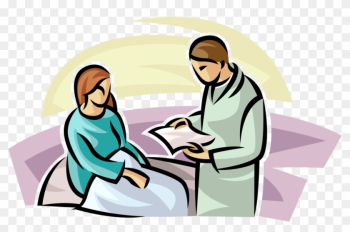 Vector Illustration Of Pregnant Expectant Mother Receives - Vector Illustration Of Pregnant Expectant Mother Receives