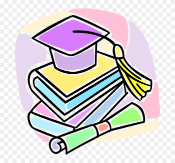 Vector Illustration Of School Graduate Mortarboard - Clip Art Vector Illustration Of School Graduate Mortarboard - Clip Art