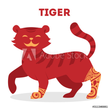 Vector illustration of traditional chinese zodiac animal Vector illustration of traditional chinese zodiac animal