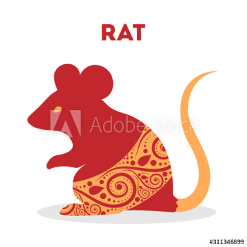 Vector illustration of traditional chinese zodiac animal Vector illustration of traditional chinese zodiac animal