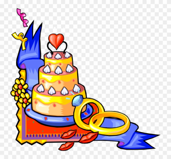 Vector Illustration Of Wedding Cake Traditional Cake - Vector Illustration Of Wedding Cake Traditional Cake