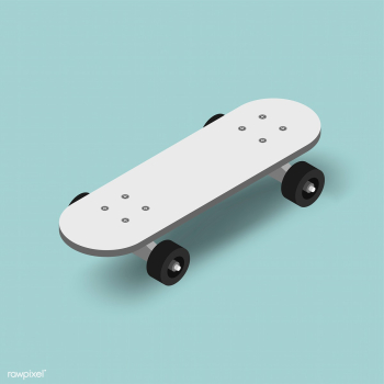 Vector image of skatebaord icon | Free stock vector - 383068