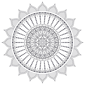 Vector indian Mandala Vector indian Mandala