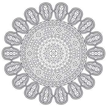 Vector indian Mandala Vector indian Mandala