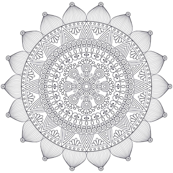 Vector indian Mandala Vector indian Mandala