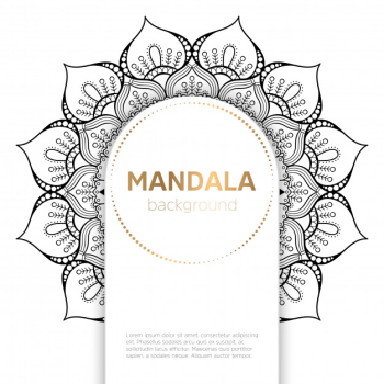 Vector indian mandala Vector indian mandala