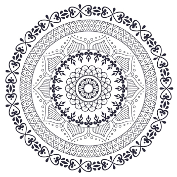 Vector indian Mandala Vector indian Mandala