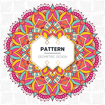 Vector Mandala background Vector Mandala background