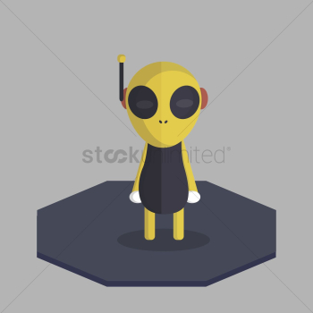 Vector of alien Vector of alien