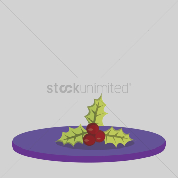 Vector of christmas mistletoe Vector of christmas mistletoe
