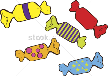 Vector of colorful candies Vector of colorful candies