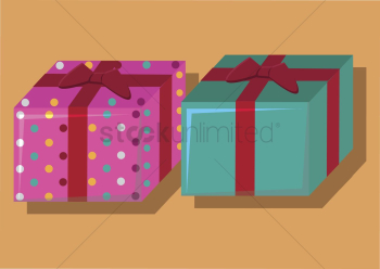 Vector of gift boxes Vector of gift boxes
