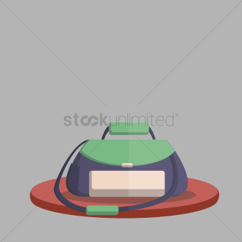 Vector of gym bag Vector of gym bag