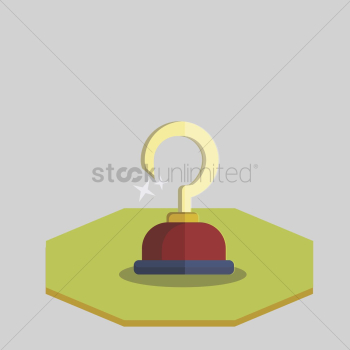Vector of pirate hook Vector of pirate hook