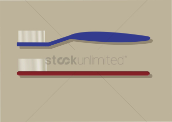 Vector of toothbrushes Vector of toothbrushes
