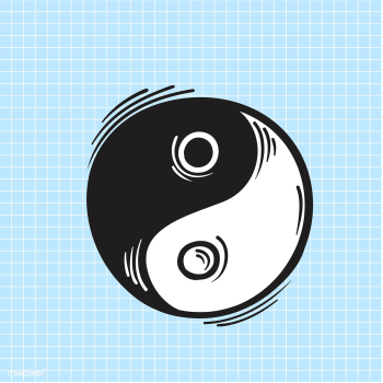 Vector of yin yang icon | Free stock vector - 60835 Vector of yin yang icon | Free stock vector - 60835