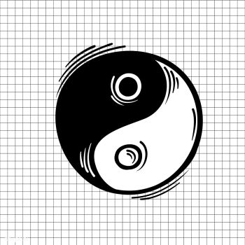 Vector of yin yang icon | Free stock vector - 60906 Vector of yin yang icon | Free stock vector - 60906