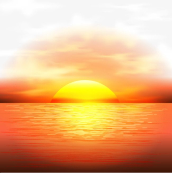Vector Sunset, Maritime, Dusk, Sun PNG Transparent Clipart Image ...
