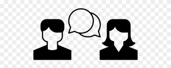 Vector Transparent Stock Icon Page Png Svg - Two People Talking Icon Vector Transparent Stock Icon Page Png Svg - Two People Talking Icon