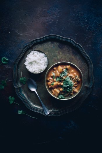 Vegan chickpea and potato curry Vegan chickpea and potato curry