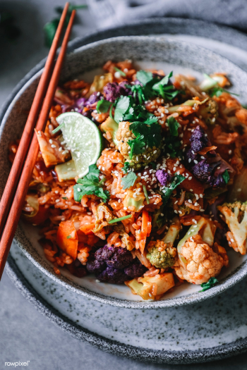 Vegan kimchi fried rice | Free stock photo - 444738 Vegan kimchi fried rice | Free stock photo - 444738