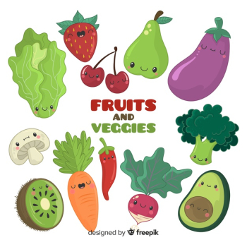 Vegetables and fruits Vegetables and fruits