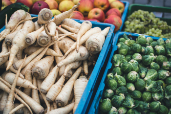Vegetables at farmers market 