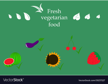 Vegetables top view frame farmers market menu vector image Vegetables top view frame farmers market menu vector image