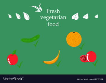 Vegetables top view frame farmers market menu vector image Vegetables top view frame farmers market menu vector image