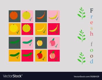 Vegetables top view frame farmers market menu vector image Vegetables top view frame farmers market menu vector image