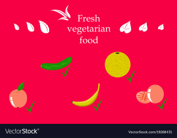 Vegetables top view frame farmers market menu vector image Vegetables top view frame farmers market menu vector image