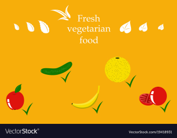 Vegetables top view frame farmers market menu vector image Vegetables top view frame farmers market menu vector image