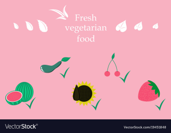 Vegetables top view frame farmers market menu vector image Vegetables top view frame farmers market menu vector image