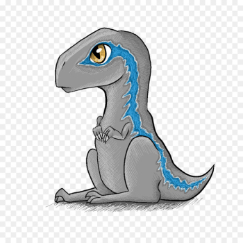 Velociraptor Deinonychus Drawing Child - robot unicorn attack 