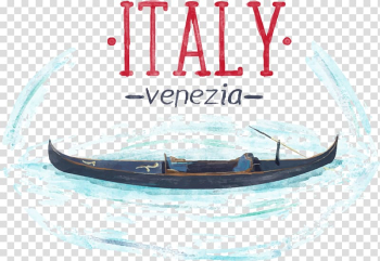 Venice Boat Watercolor painting, boat on the lake transparent background PNG clipart Venice Boat Watercolor painting, boat on the lake transparent background PNG clipart