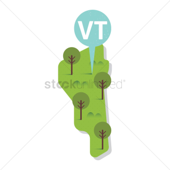 Vermont state map Vermont state map
