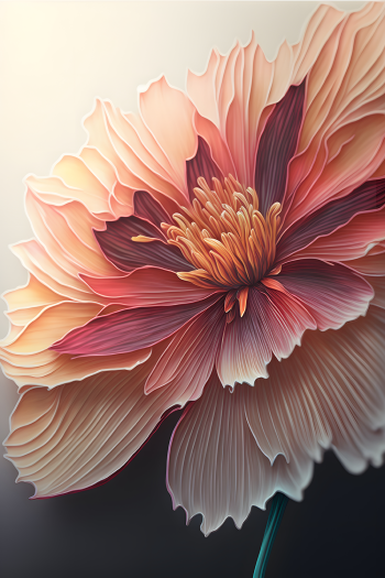 Vertical pink flower wallpaper design Vertical pink flower wallpaper design