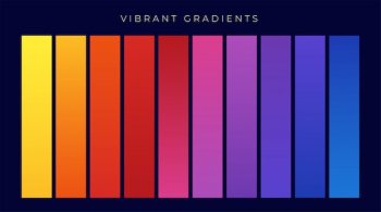 vibrant colorful set of gradients vibrant colorful set of gradients