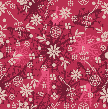 Vibrant Floral Pattern in Pink Vibrant Floral Pattern in Pink