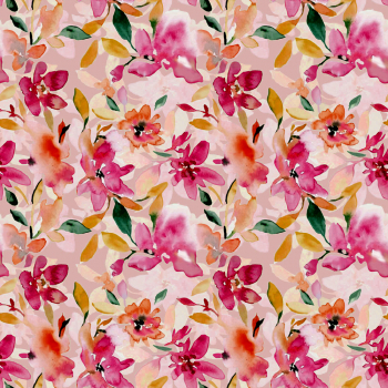 Vibrant Floral Pattern in Pink and Coral Vibrant Floral Pattern in Pink and Coral