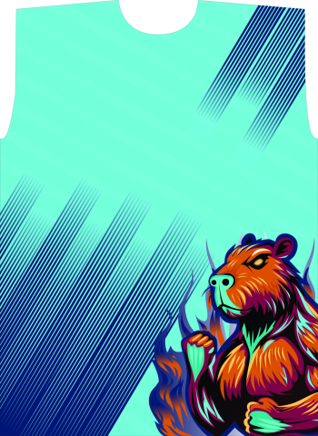 Vibrant Graphic Tank Top Design with Animal Illustration Vibrant Graphic Tank Top Design with Animal Illustration
