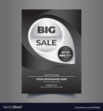 victor sale flyer template