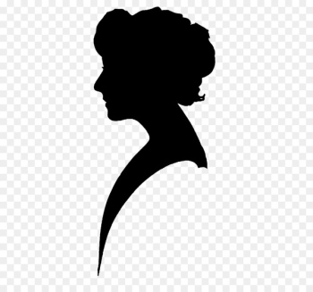 Victorian era Silhouette Woman Clip art - Silhouette 