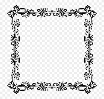 Victorian, Vintage, Floral, Flourish, Ornamental - Victorian Picture Frame Png Victorian, Vintage, Floral, Flourish, Ornamental - Victorian Picture Frame Png