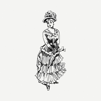 Victorian woman collage element, vintage | Free PSD Illustration - rawpixel Victorian woman collage element, vintage | Free PSD Illustration - rawpixel